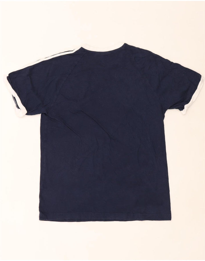 Adidas Herren T-Shirt Top Large Marineblau Baumwolle