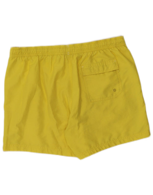 Calvin Klein Herren-Badeshorts mit Grafik, groß, gelb, Farbblock