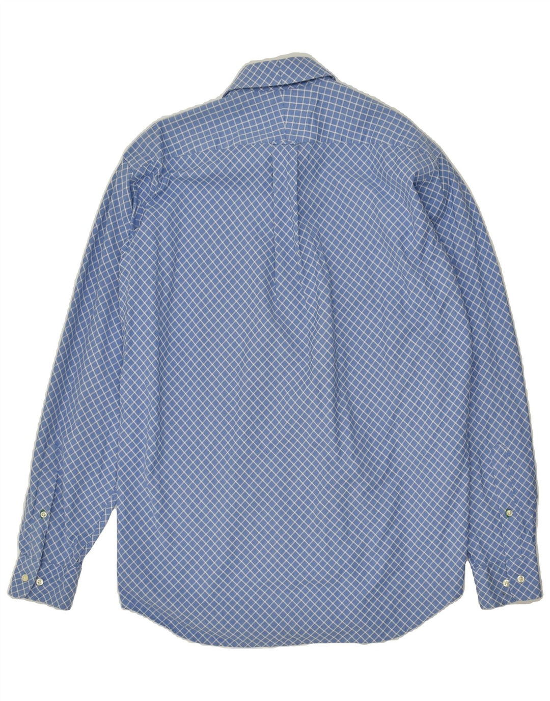 TOMMY HILFIGER Mens Shirt Size 15 1/2 Medium Blue Check Cotton | Vintage Tommy Hilfiger | Thrift | Second-Hand Tommy Hilfiger | Used Clothing | Messina Hembry 