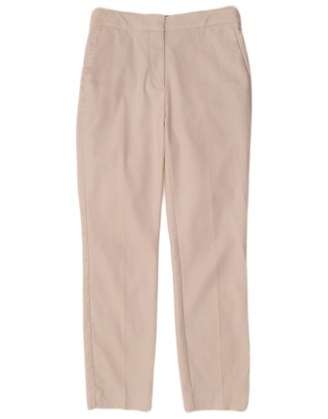 Gerade Chino-Hose von ZARA für Damen, Größe M, W28, L27, Weiß