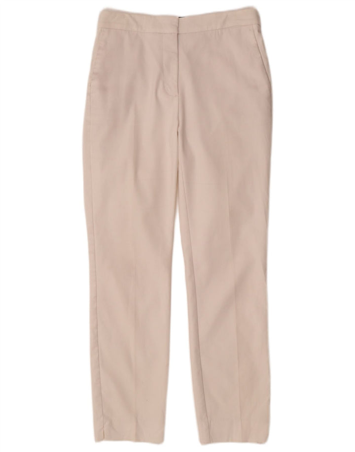 Gerade Chino-Hose von ZARA für Damen, Größe M, W28, L27, Weiß