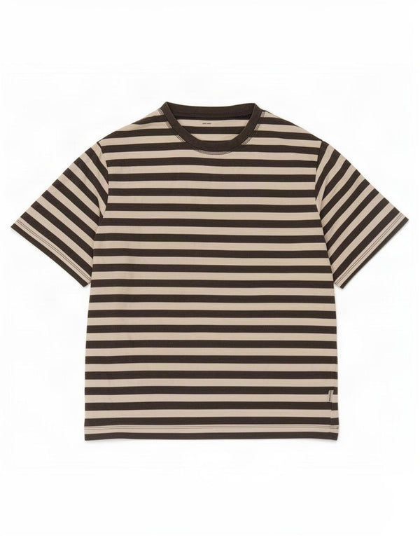 Jack & Jones Herren-T-Shirt-Oberteil, groß, grau gestreift, Baumwolle