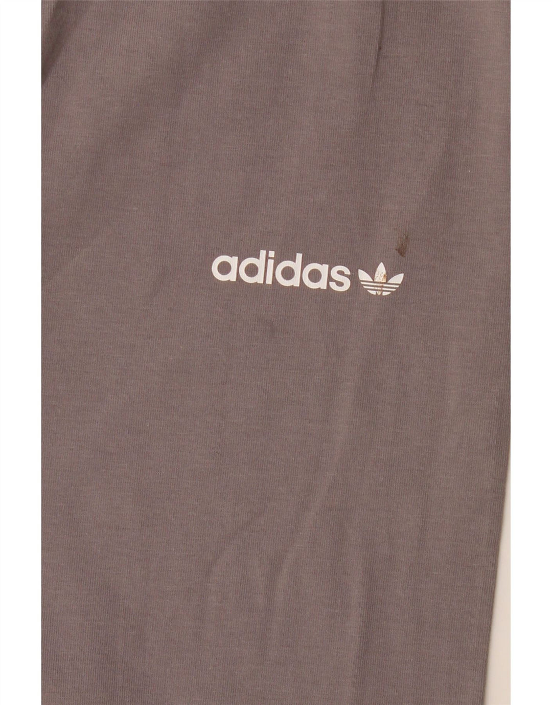 ADIDAS Damen Graphic Leggings UK 12 Mittelgraue Baumwolle
