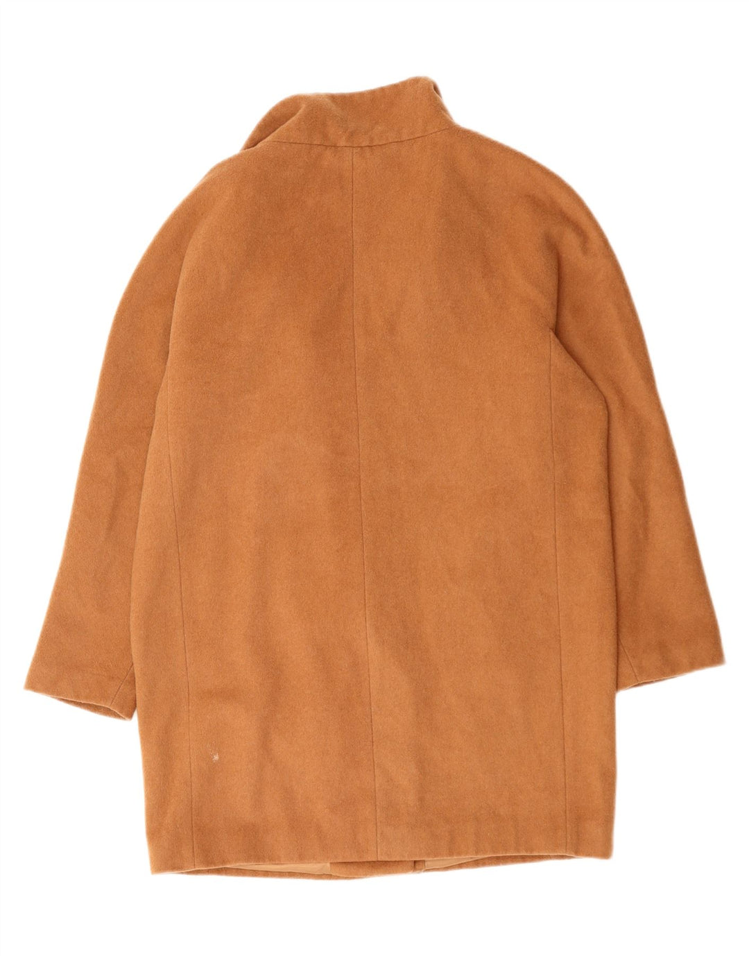 Jaeger Womens Loose Fit Overcoat UK 14 Mittelbraune Wolle