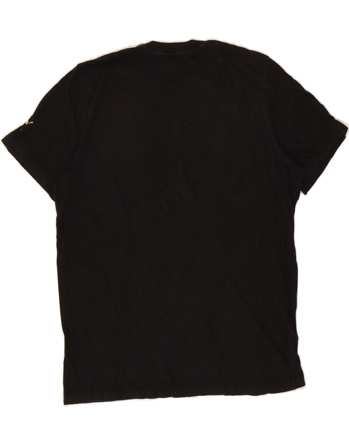 PUMA Mens Graphic T-Shirt Top Large Black Vintage Puma and Second-Hand Puma from Messina Hembry 