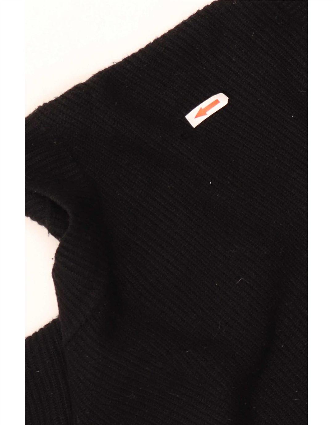 Zara Damen-Pullover, übergroß, U-Boot-Ausschnitt, Gr. 10, Größe S, Schwarz