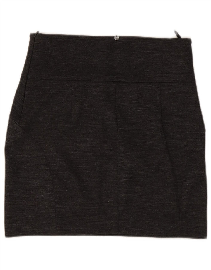 PINKO Womens Pencil Skirt UK 10 Small W27 Grey Polyester
