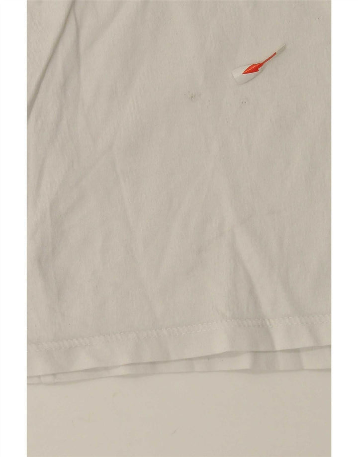 Levi's Damen T-Shirt Top UK 16 Large4 Weiße Baumwolle