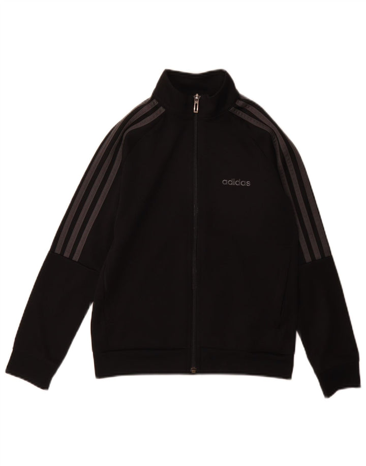 Adidas Jungen Aeroready Trainingsanzug Top Jacke 11-12 Jahre Schwarz