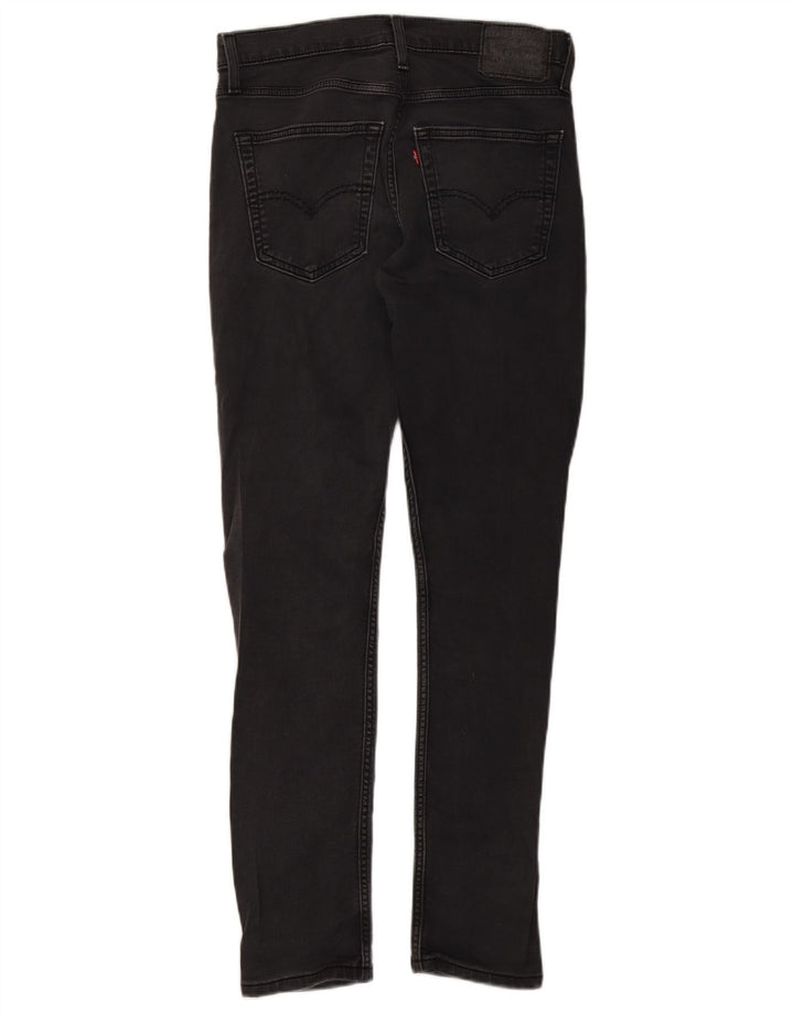 Levi's Herren Slim Jeans W30 L32 Schwarze Baumwolle