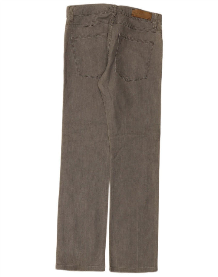 Zara Herren Straight Jeans EU 42 Large W32 L32 Grau