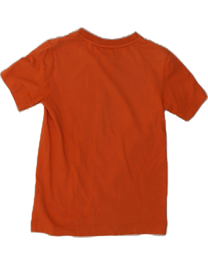 ADIDAS Boys Graphic T-Shirt Top 7-8 Years Orange Vintage Adidas and Second-Hand Adidas from Messina Hembry 