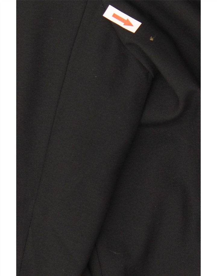 Marks & Spencer Herren Zweireihiger Blazer Jacke UK 44 XL Schwarz Polyester