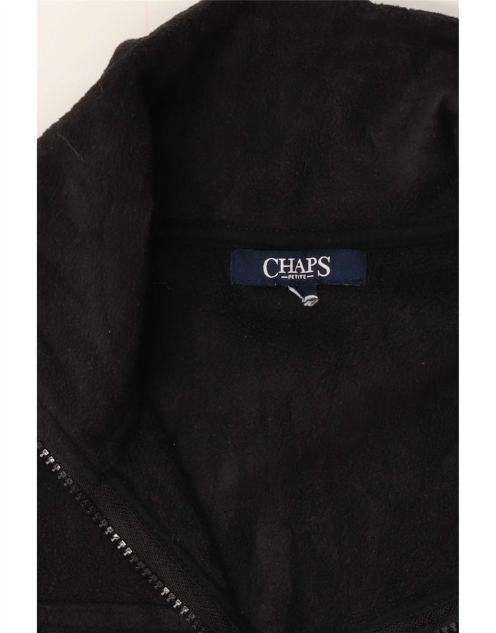 Chaps Damen Fleeceweste UK 14 Medium Schwarz