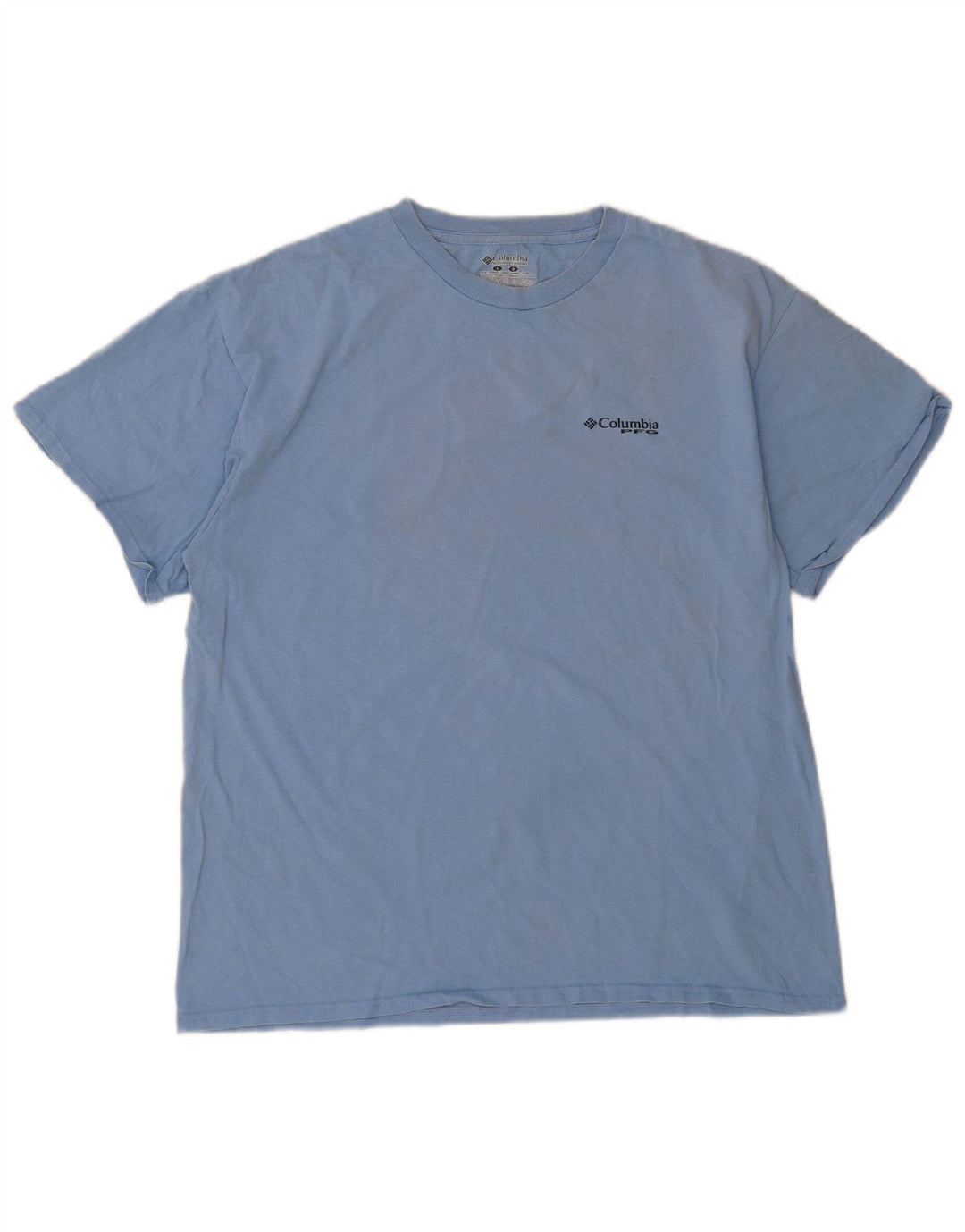 COLUMBIA Herren-T-Shirt mit Grafik, Größe L, aus blauer Baumwolle
