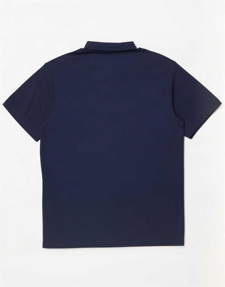 Adidas Herren Poloshirt XL Marineblau Polyester