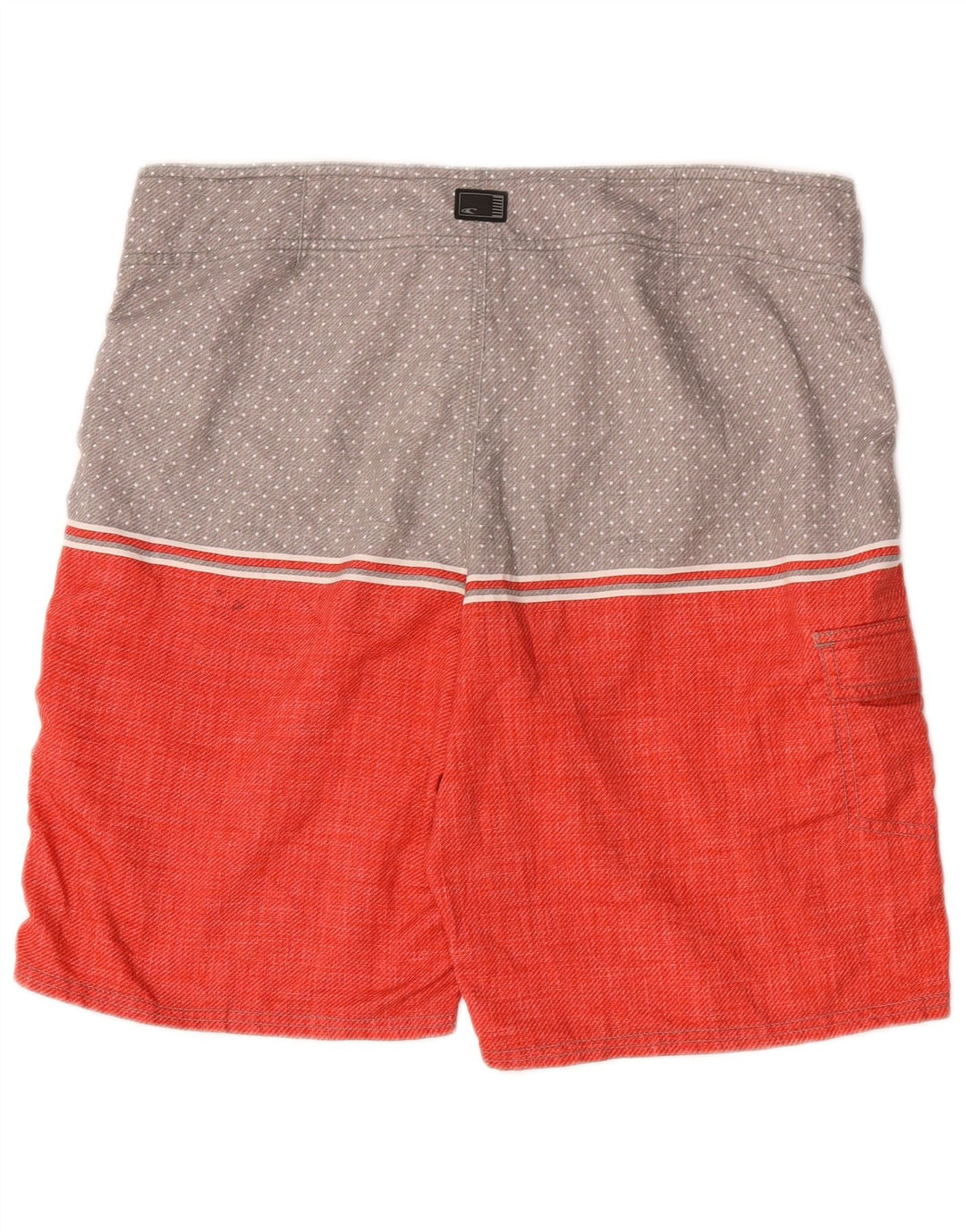 O'Neill Herren-Badeshorts, Größe L, Rot, Farbblock
