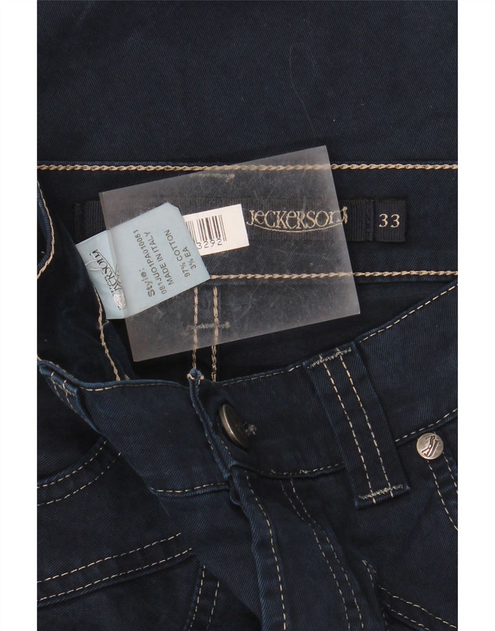 JECKERSON Herren Straight Jeans W33 L34 Blaue Baumwolle