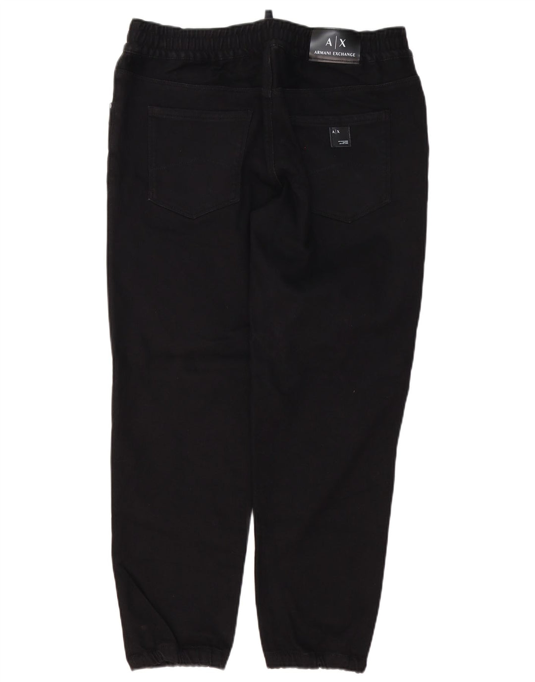 Armani Exchange Herren Jogger Slim Jeans W32 L28 Schwarze Baumwolle