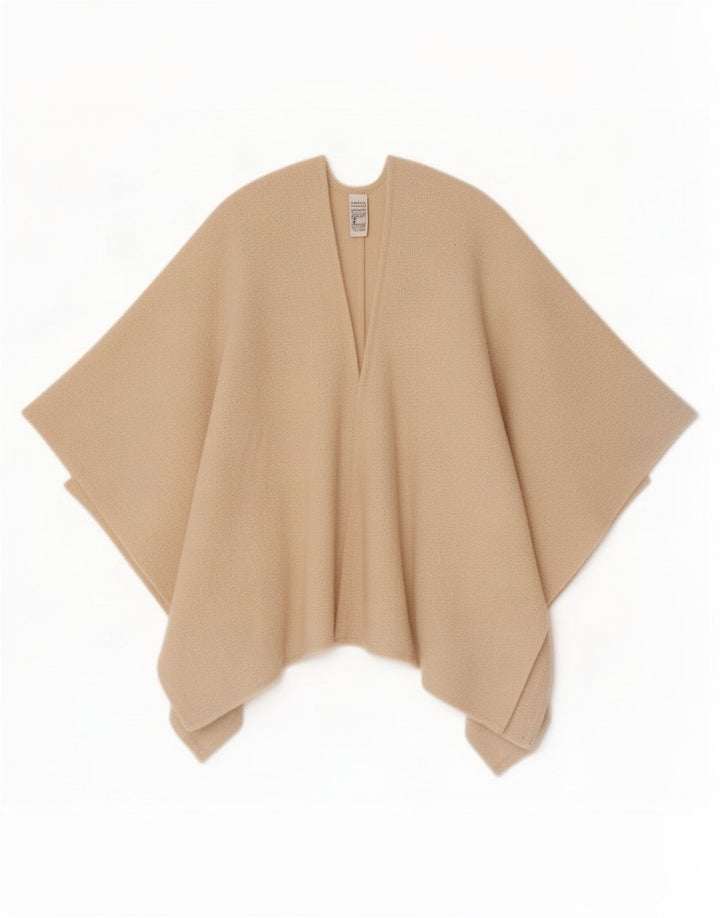 Marks & Spencer Damen Poncho-Cardigan, Einheitsgröße, Beige, Polyester