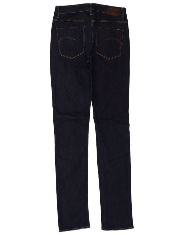 G-Star Damen Straight Jeans W28 L34 Marineblaue Baumwolle