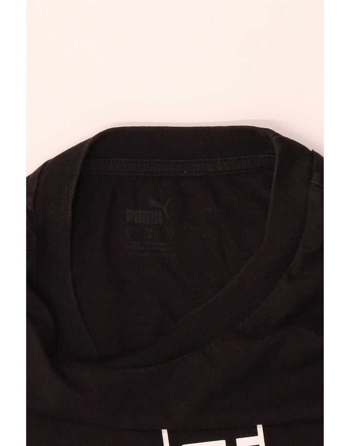Puma Herren T-Shirt mit Grafik, Größe L, Schwarz
