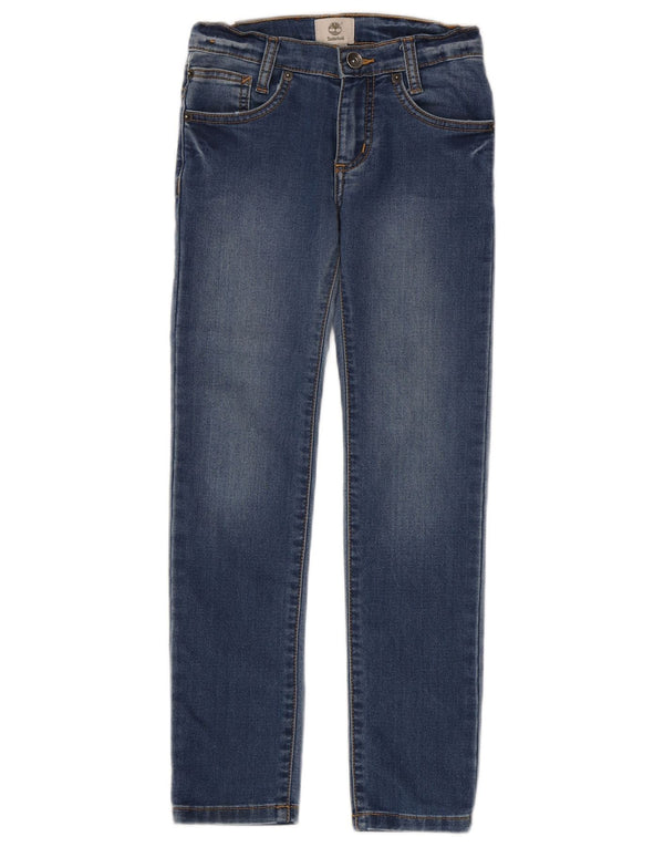 Timberland Slim Jeans für Jungen, 7–8 Jahre, W24 L24, blaue Baumwolle