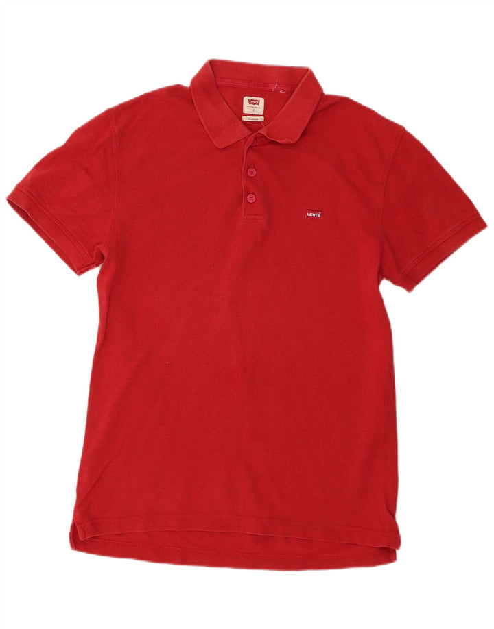 Levi's Herren Standard-Poloshirt, Größe S, Rot
