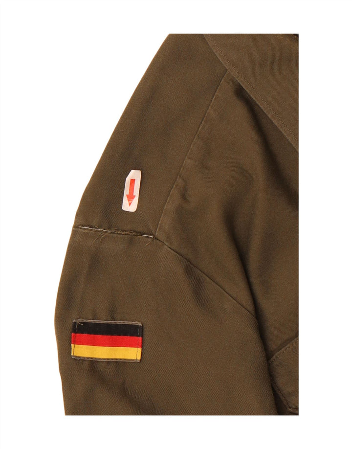 Vintage Herrenhemd Größe 39/40 Medium Khaki Polyester
