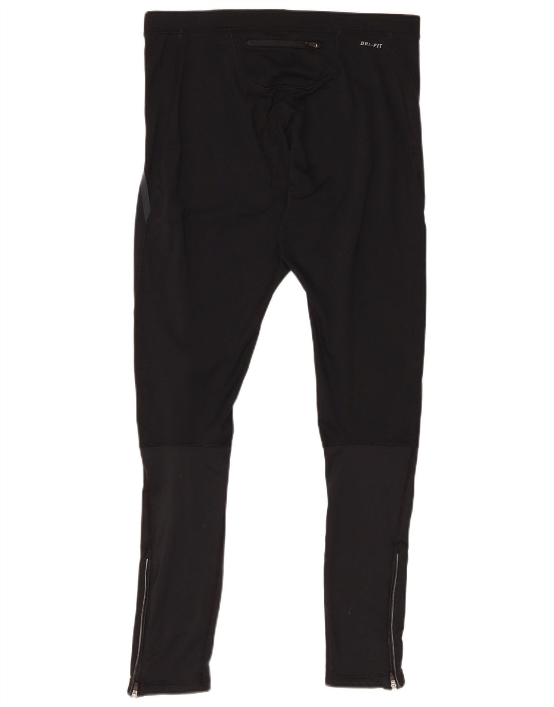Nike Damen Dri Fit Leggings UK 16 Large Schwarz Polyester