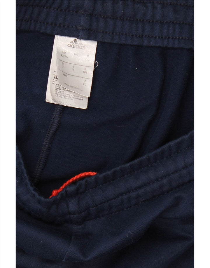 ADIDAS Herren-Trainingshose, Größe 42/44, groß, marineblau, Polyester