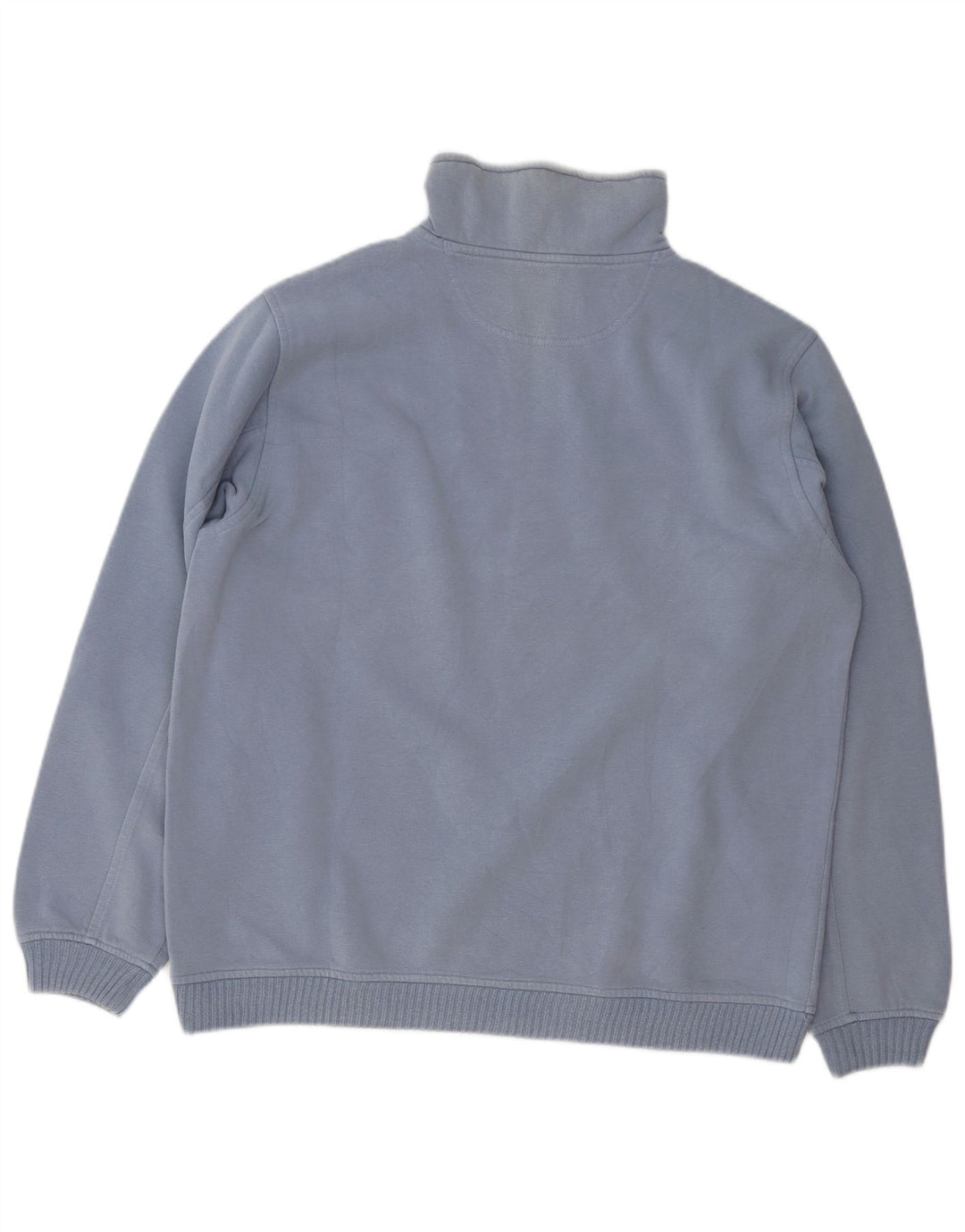 CHAMPION Herren-Sweatshirt mit Reißverschluss am Hals, groß, aus blauer Baumwolle