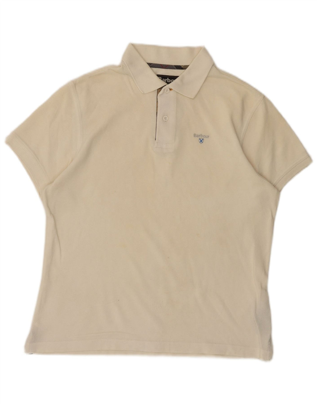 BARBOUR Herren-Poloshirt, mittelbeige Baumwolle
