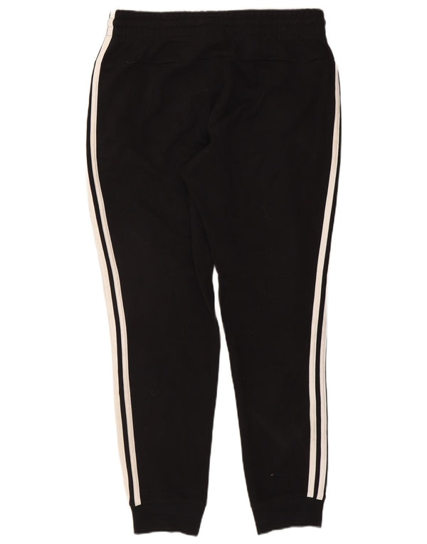 Adidas Damen Trainingshose Jogger UK 16/18 Große schwarze Baumwolle