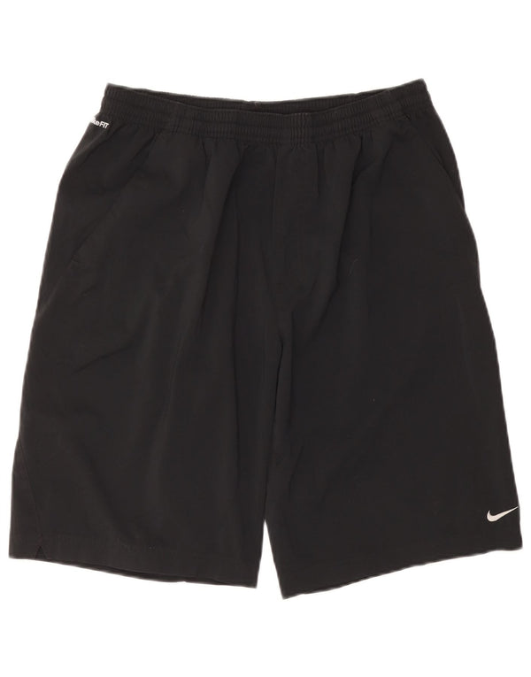NIKE Herren Fit Dry Sport Shorts Large Schwarz Polyester