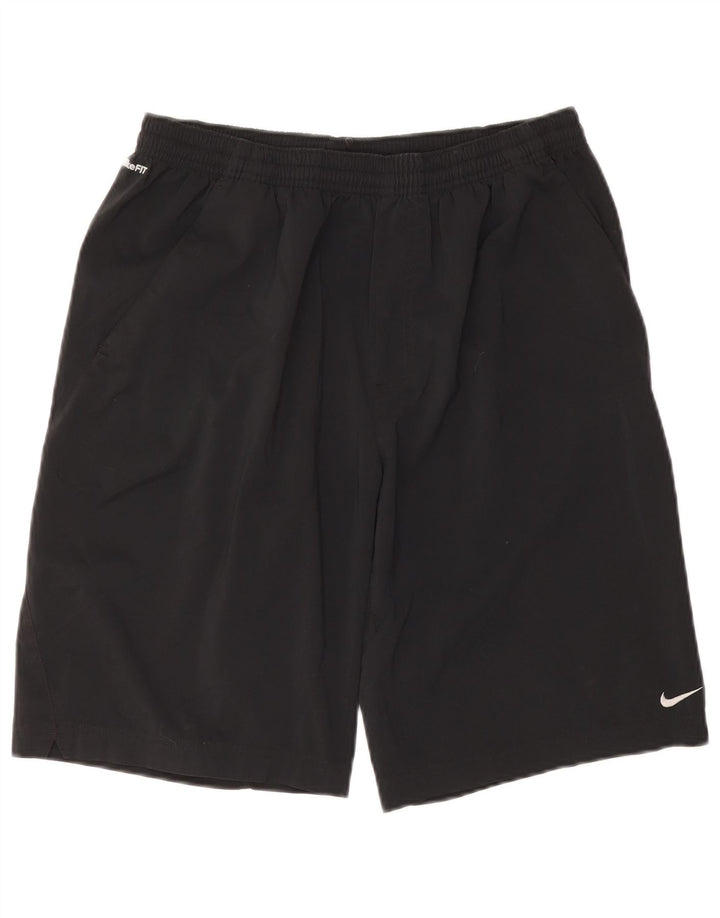 NIKE Herren Fit Dry Sport Shorts Large Schwarz Polyester