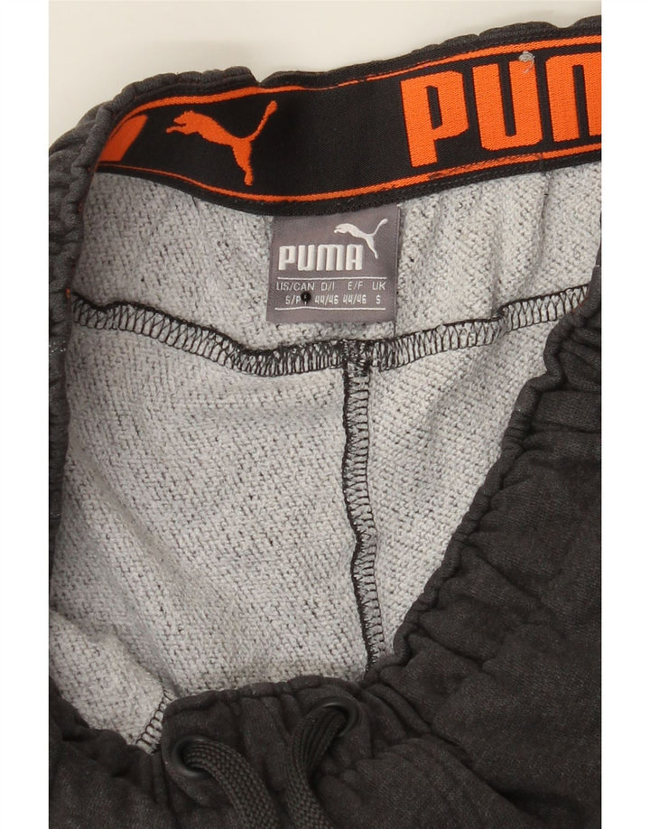 PUMA Mens Graphic Tracksuit Trousers Joggers Small  Grey Cotton Vintage Puma and Second-Hand Puma from Messina Hembry 