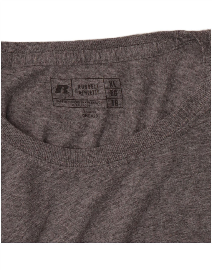 Russell Athletic Jungen T-Shirt Top 14-15 Jahre XL Grau