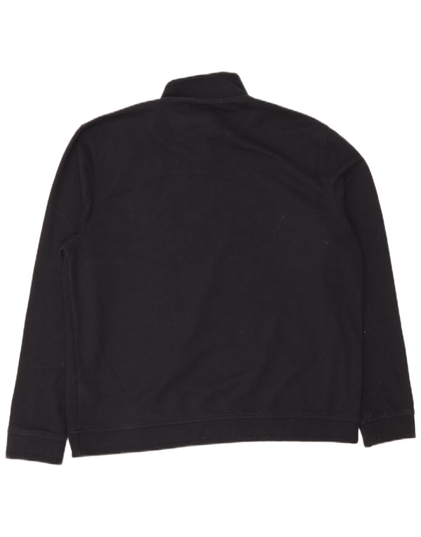 Ted Baker Herren-Pullover mit Reißverschluss am Hals, Größe 6 2XL, Marineblau