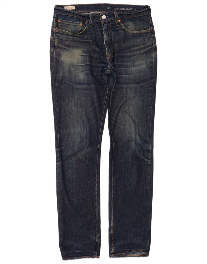Levi's Herren 511 Slim Jeans W34 L34 Blaue Baumwolle
