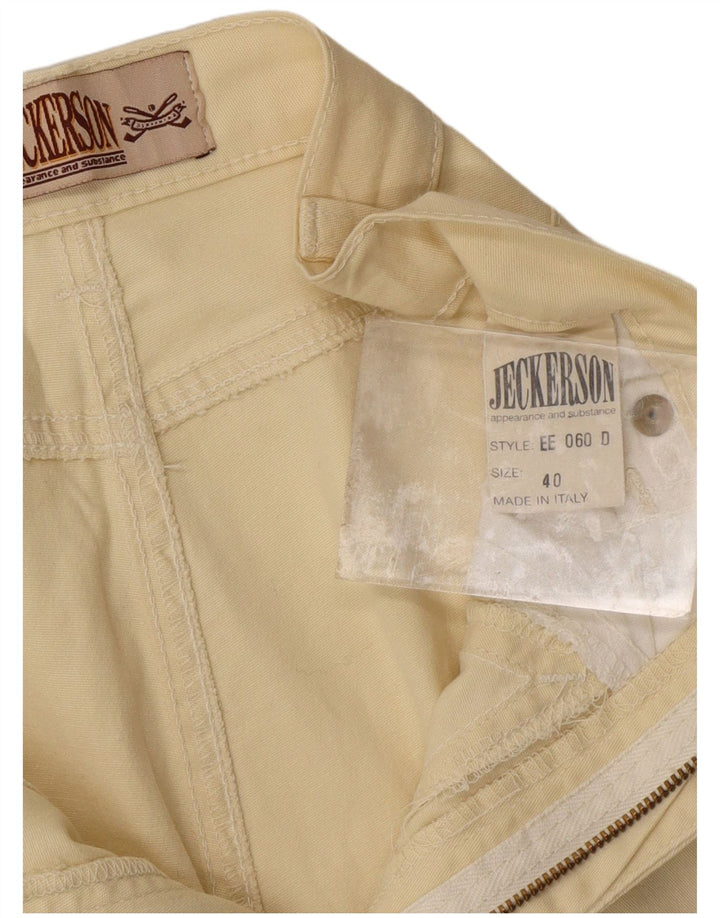 JECKERSON Capri-Hose für Damen, Größe 40, klein, W26, gelbe Baumwolle