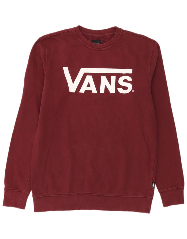 Vans Herren Grafik-Sweatshirt-Pullover Medium Burgunderrot