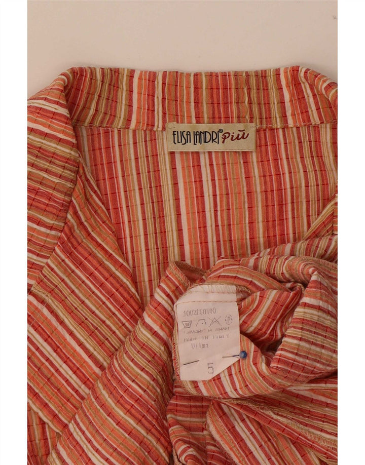 Elisa Landri Damen-Blazer, übergroß, mit 3 Knöpfen, Gr. 18, XL, Mehrfarbig