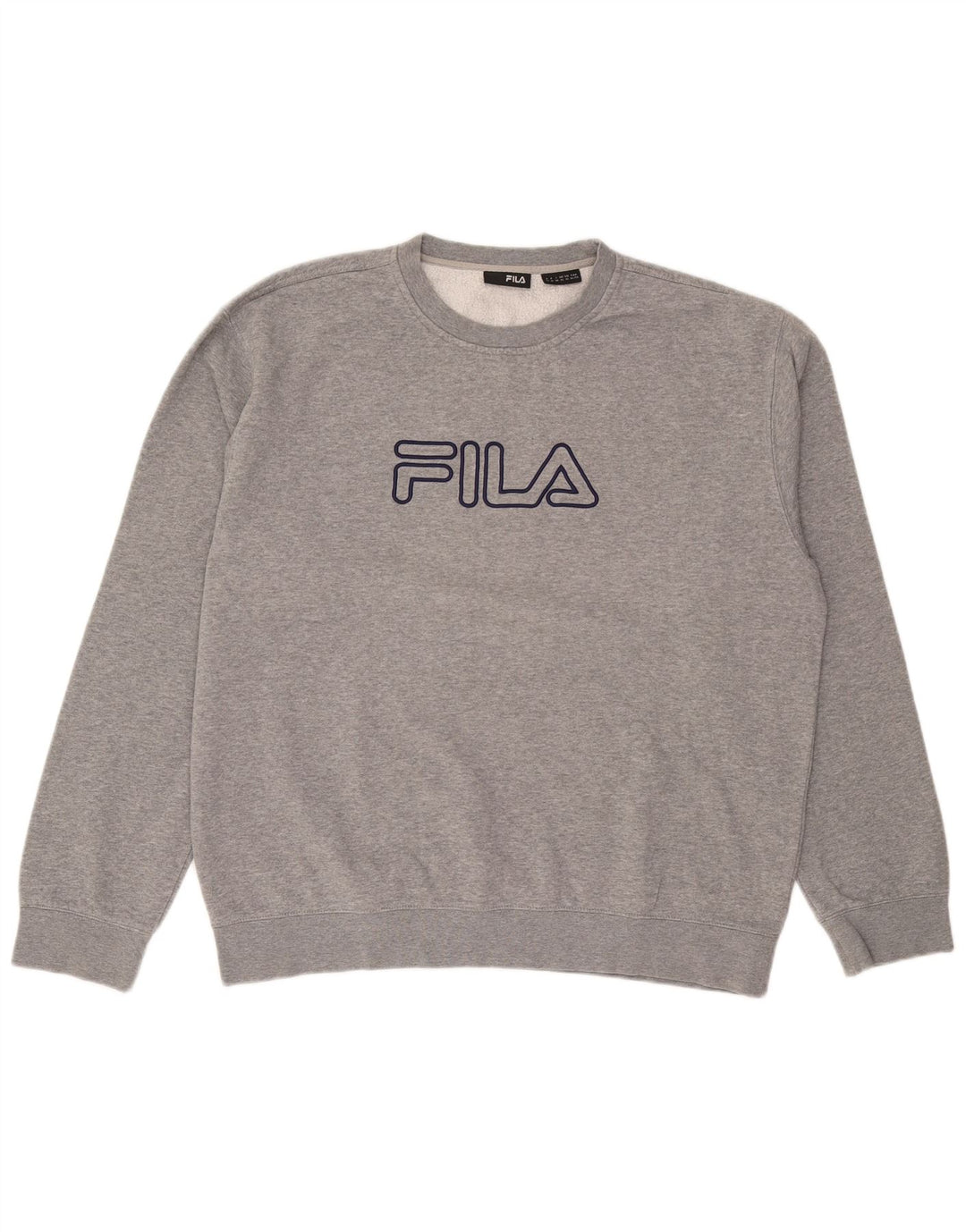 Fila Herren Grafik-Sweatshirt-Pullover XL Grau meliert