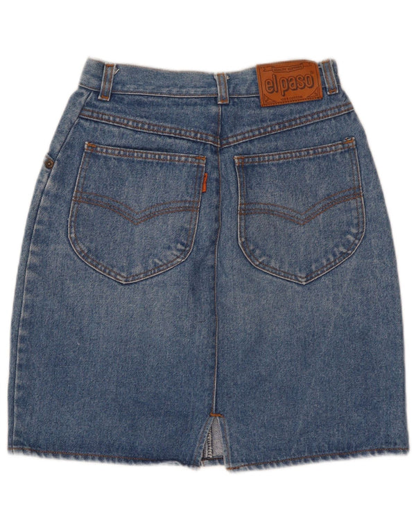 El Paso Damen Jeansrock W24 XS Blau