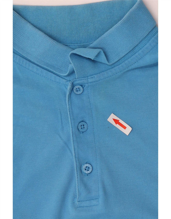 Kappa Herren-Poloshirt, große blaue Baumwolle