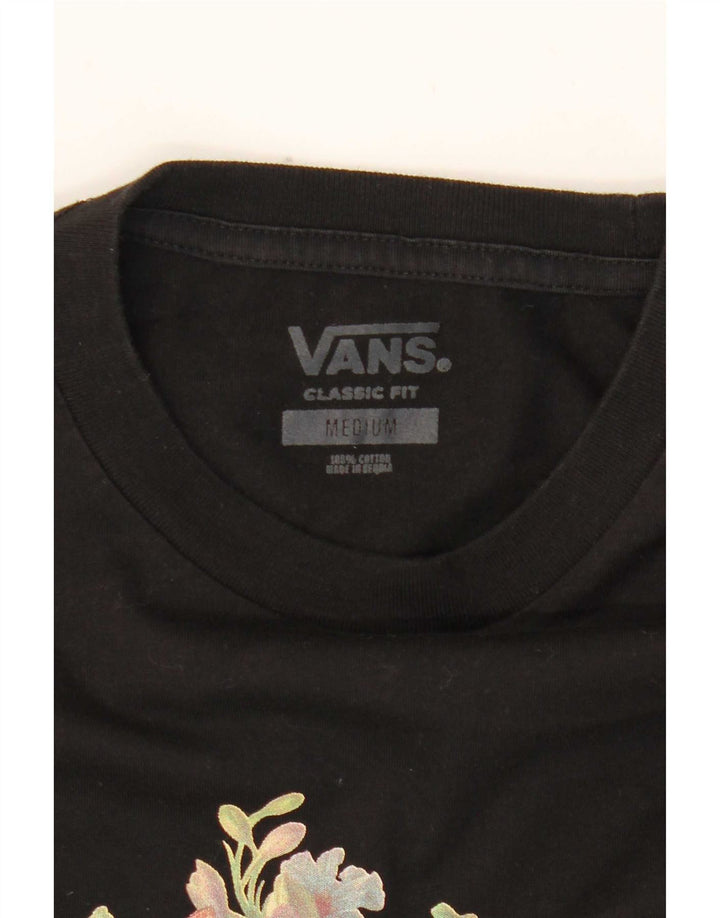 Vans Herren-Oberteil mit klassischer Passform, langärmlig, Mittelschwarz mit Blumenmuster