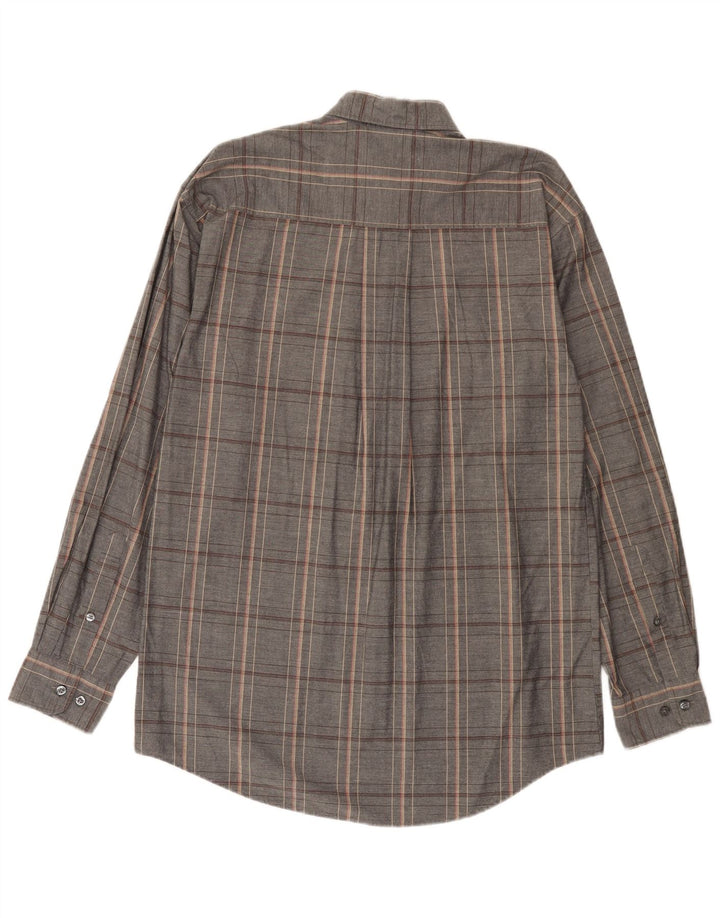 Camel Active Herrenhemd, klein, grau kariert