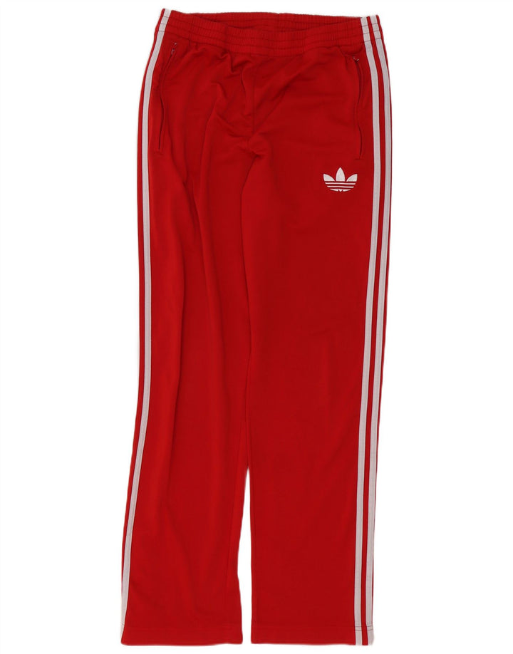 ADIDAS Herren-Trainingshose, klein, rotes Polyester