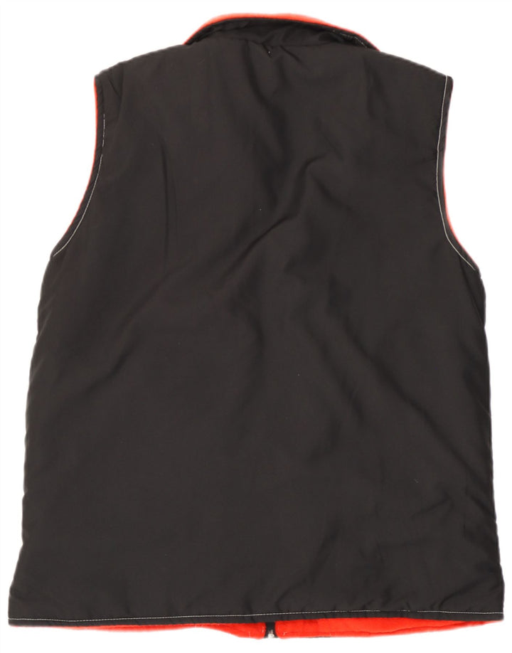 Lotto Herren-Fleece-Wendeweste, klein, schwarzes Farbblock-Polyester